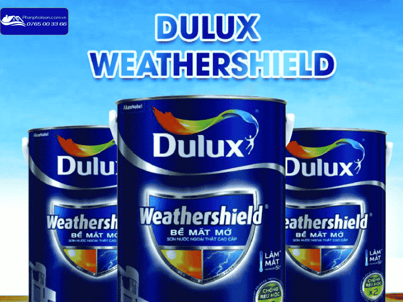 Giới thiệu chi tiết về sản phẩm sơn ngoại thất Dulux Weathershield