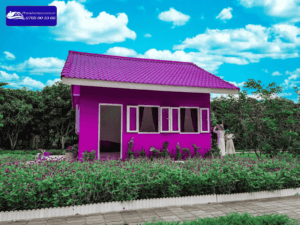 Cách phối sơn tường nhà màu tím khoai môn phù hợp với mỗi không gian