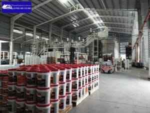Công nghệ sản xuất sơn nước đạt chuẩn tại các nhà máy
