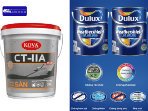 Thương hiệu Kova hay Dulux sẽ tốt hơn? So sánh sơn Kova và sơn Dulux