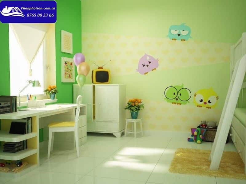 Chọn màu sơn cho bé trai