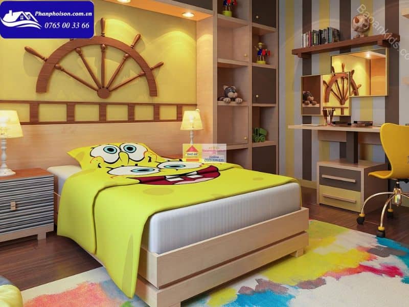 Chọn màu sơn cho bé trai