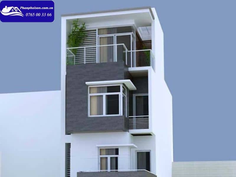 Chọn màu sơn nhà theo thiết kế nhà ống