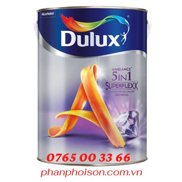 Sơn Dulux Ambiance 5in1 SuperFlexx Z611B, Sơn Dulux nội thất siêu cao cấp