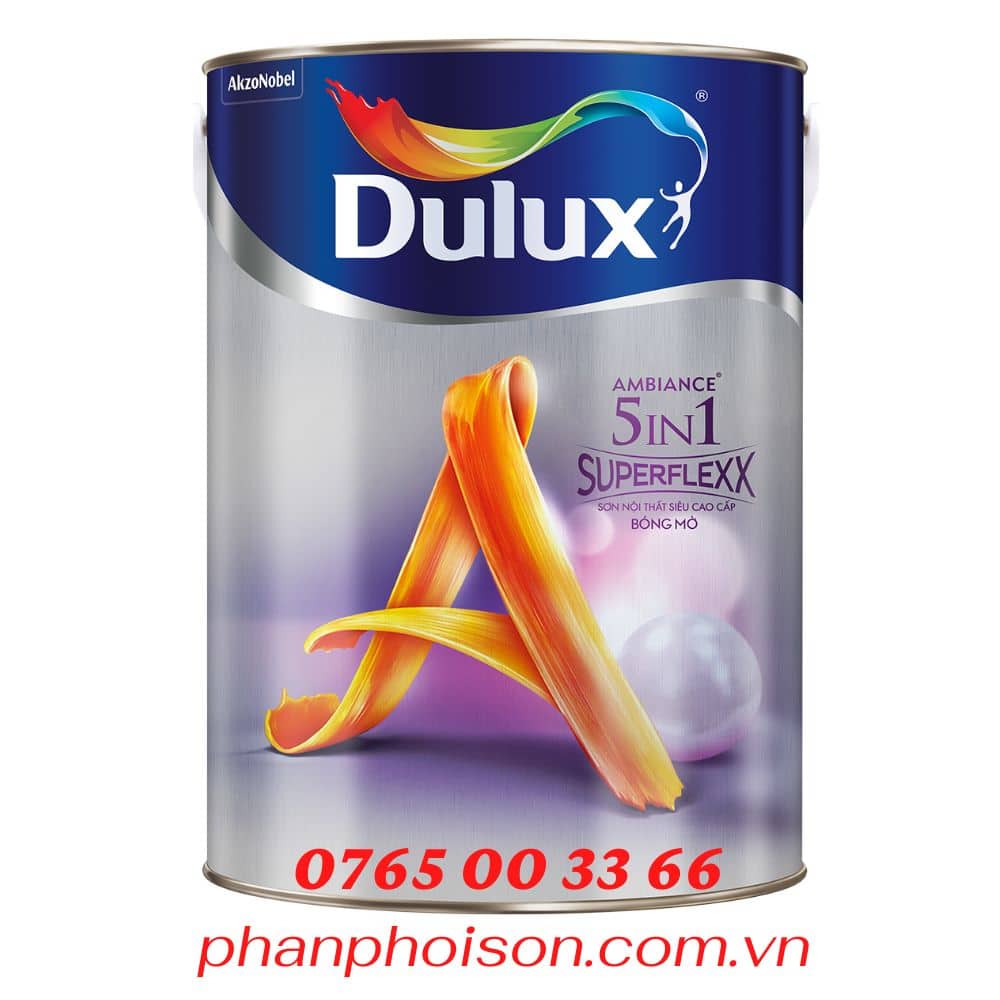 Sơn Dulux Ambiance 5in1 SuperFlexx Z611, Sơn Dulux trong nhà siêu cao cấp