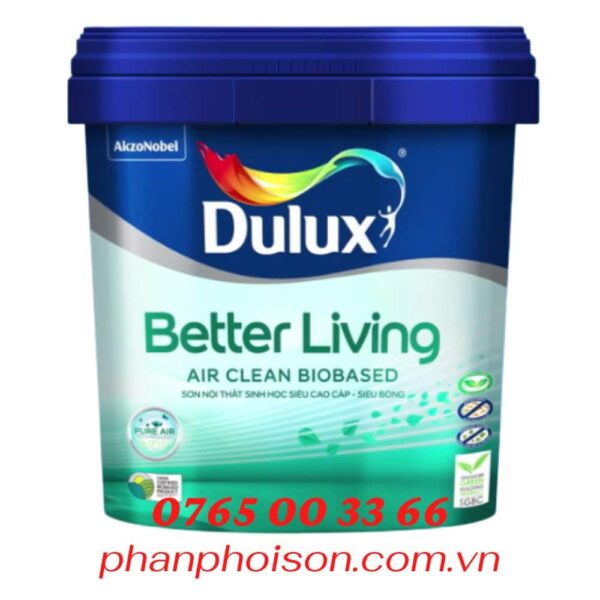 Sơn Dulux Better Living Air Clean C896B, Sơn Dulux nội thất sinh học