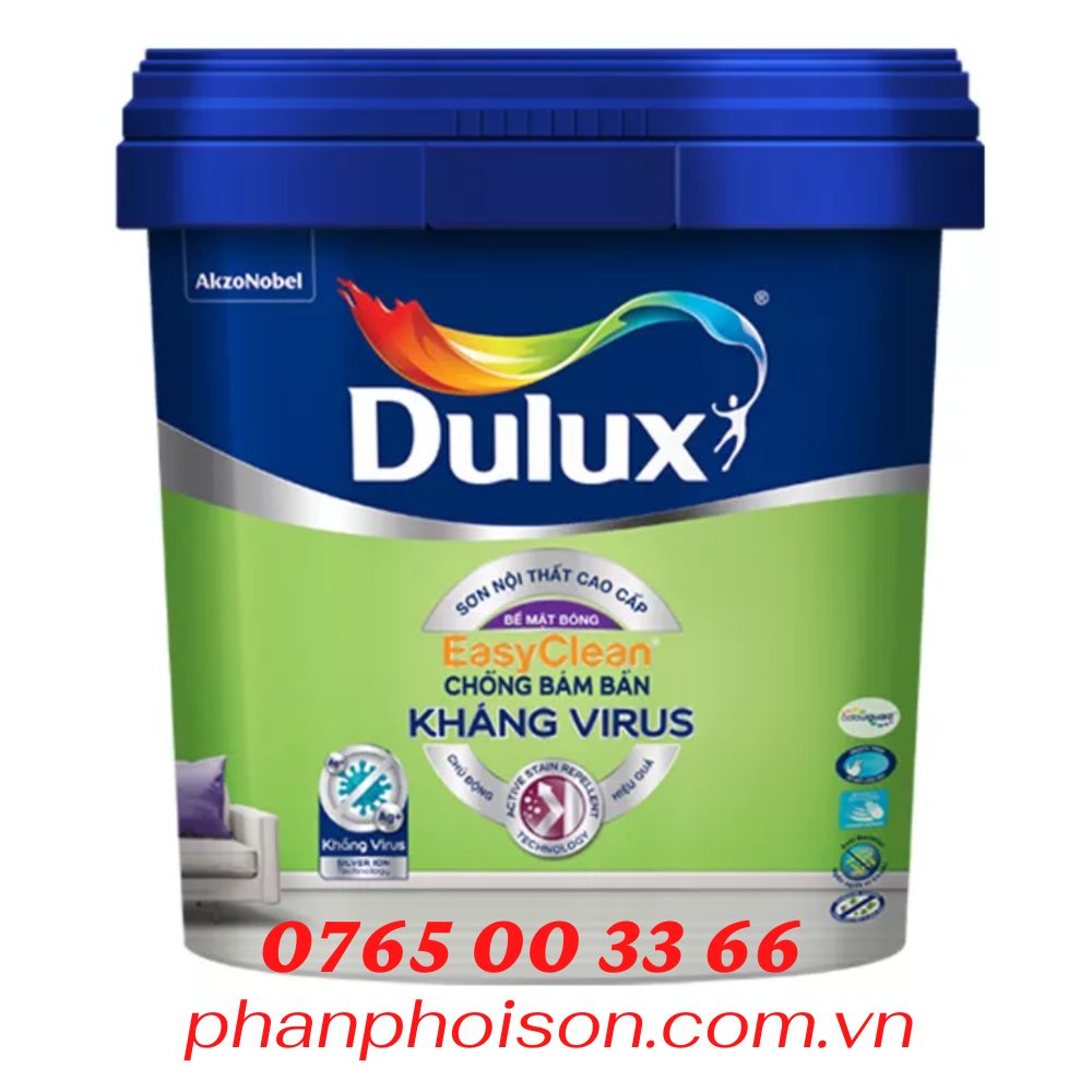 Sơn Dulux Easy Clean chống bám bẩn, kháng virus E017B