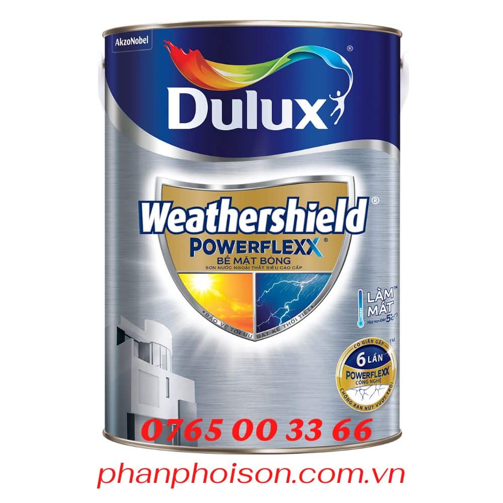 Sơn Dulux Weathershield Powerflexx GJ8B, Sơn Dulux ngoại thất siêu cao cấp