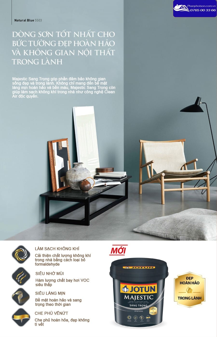 Bảng màu sơn Jotun nội thất