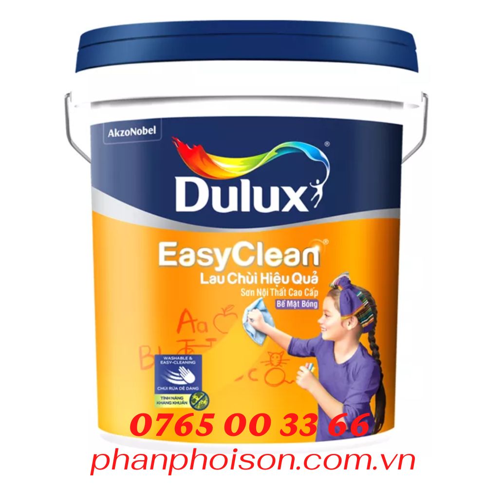 Sơn Dulux Easy Clean lau chùi hiệu quả nội thất bóng
