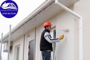 Cách sơn tường ngoài trời