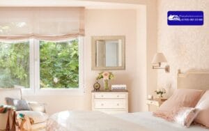 sơn nhà màu hồng đào