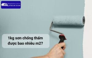 1kg sơn chống thấm được bao nhiêu m2?